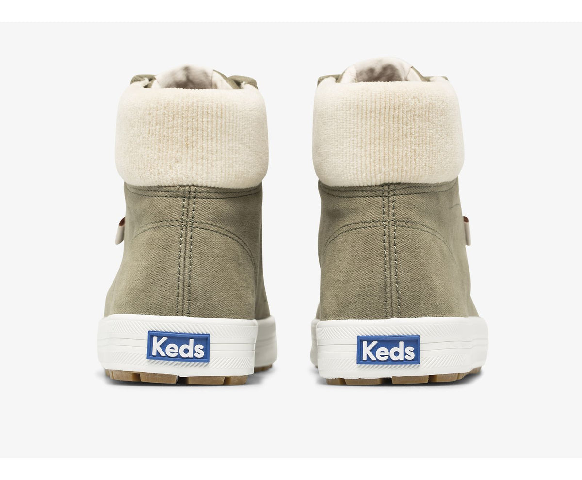 Women Kickstart Hi TRX Soft Twill Olive - Keds
