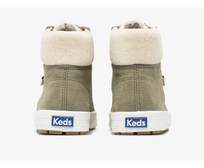 Women Kickstart Hi TRX Soft Twill Olive - Keds