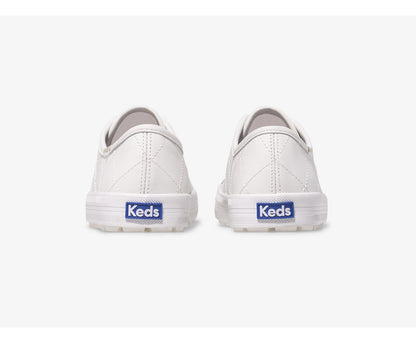 Women Kickstart TRX Quilted Leather White - Keds