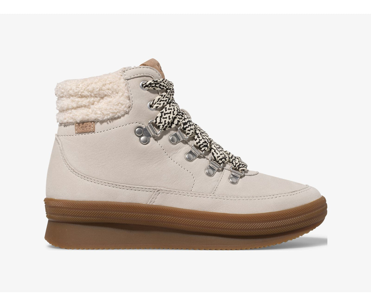 Women Midland Boot Luxe Leather Faux Shearling and Thinsulate™ Cream - Keds