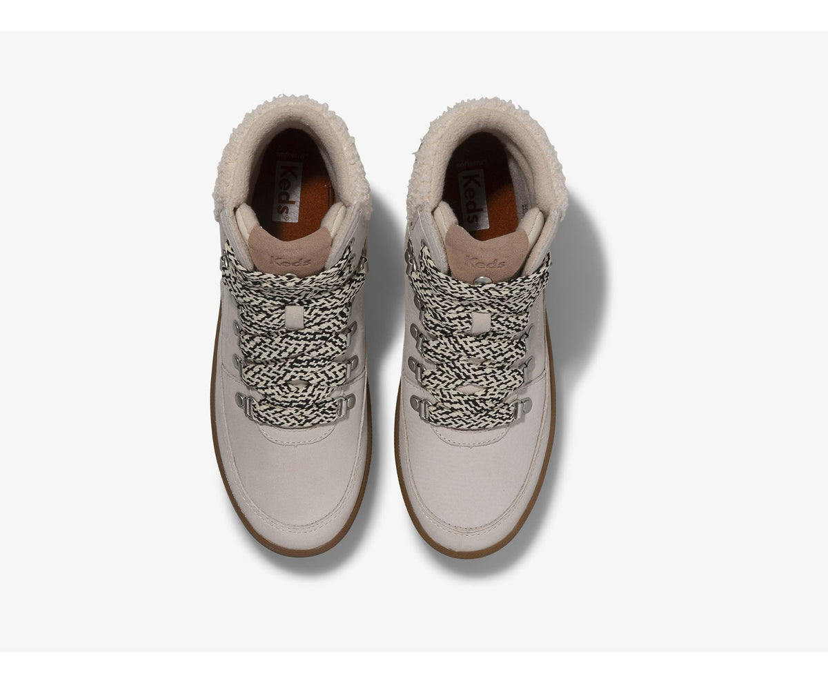 Women Midland Boot Luxe Leather Faux Shearling and Thinsulate™ Cream - Keds