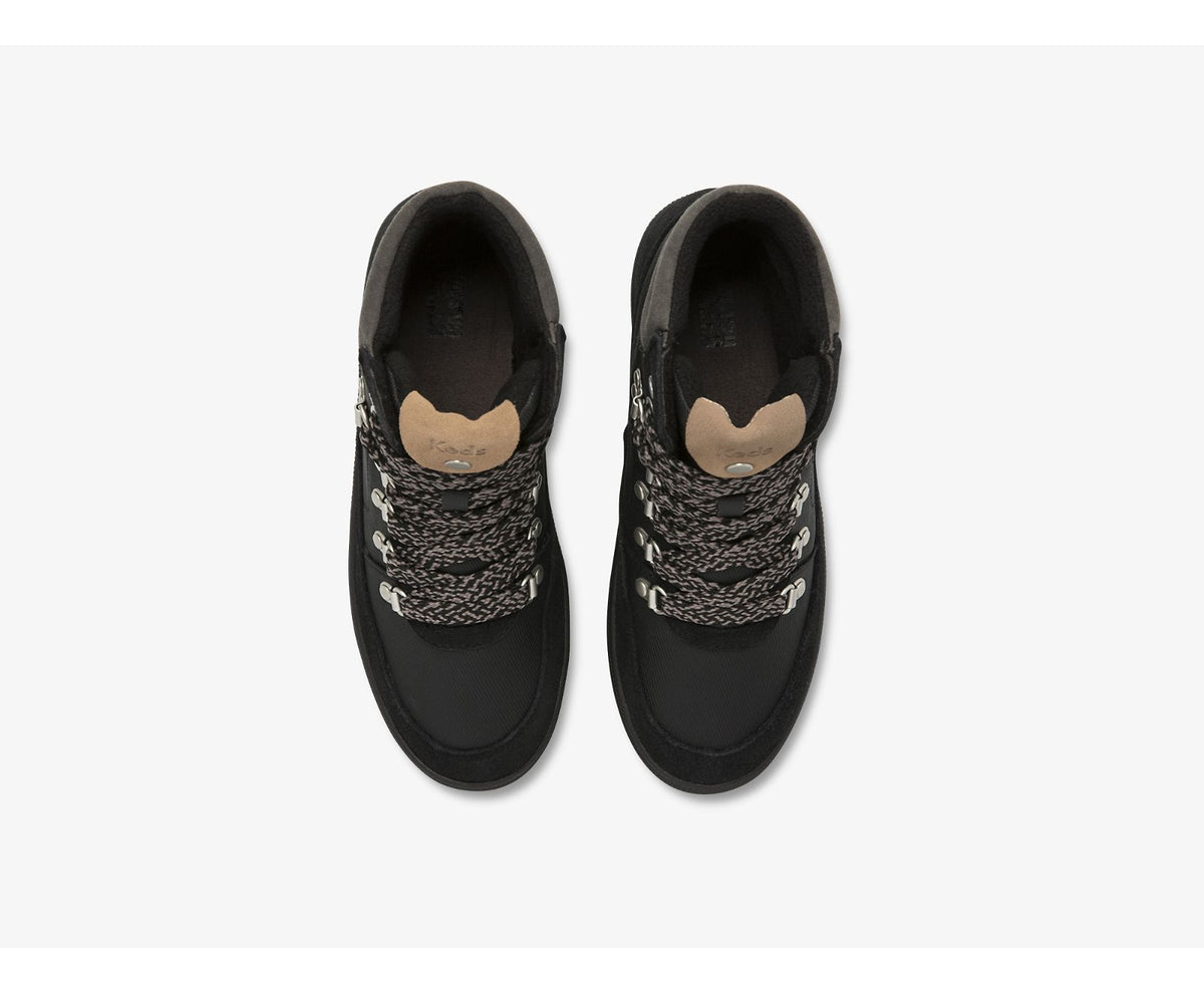 Women Midland Boot Suede & Splash Twill Thinsulate™ Black - Keds