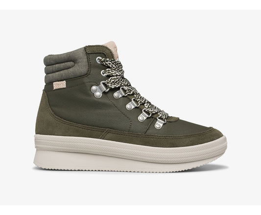 Women Midland Boot Suede & Splash Twill Thinsulate™ Green - Keds