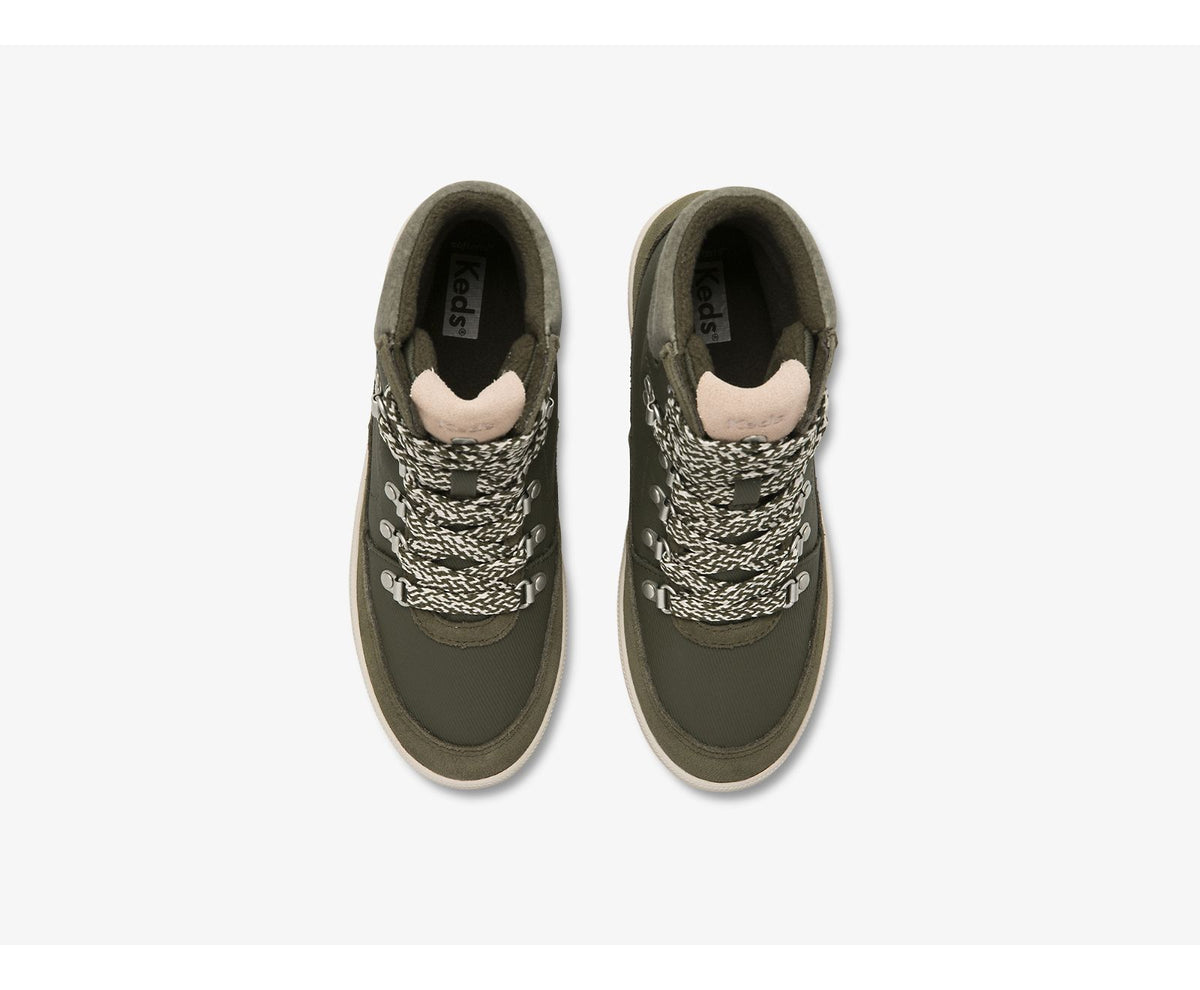 Women Midland Boot Suede & Splash Twill Thinsulate™ Green - Keds