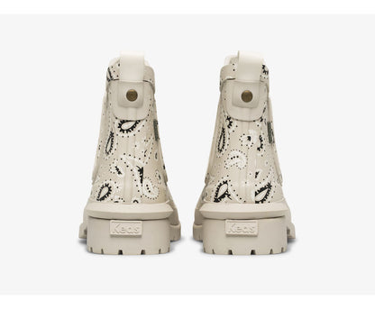 Women Rowan Rain Boot Bandana Latte - Keds