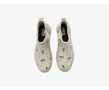 Women Rowan Rain Boot Bandana Latte - Keds