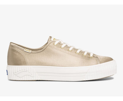 Women Triple Kick AMP Satin Champagne - Keds