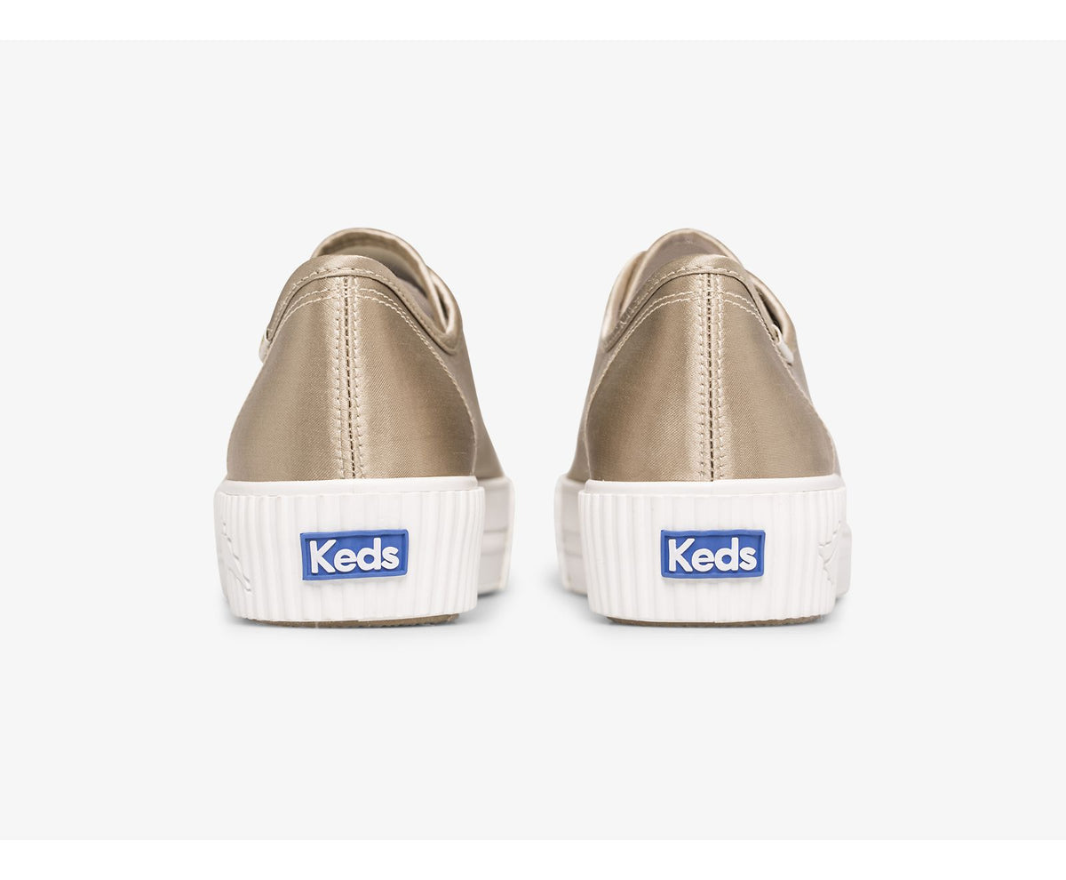 Women Triple Kick AMP Satin Champagne - Keds