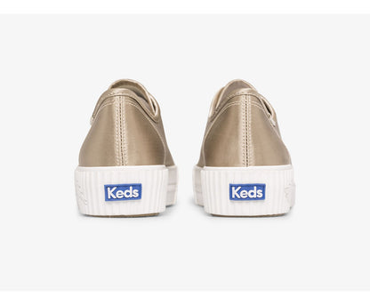Women Triple Kick AMP Satin Champagne - Keds