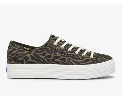 Women Triple Kick Feat. Organic Cotton Print Jungle - Keds