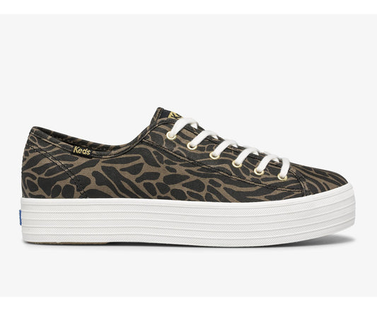 Women Triple Kick Feat. Organic Cotton Print Jungle - Keds