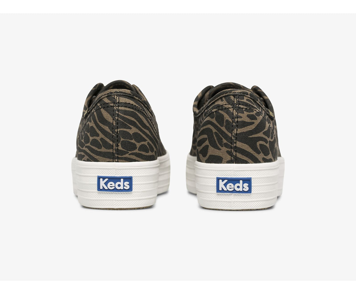 Women Triple Kick Feat. Organic Cotton Print Jungle - Keds