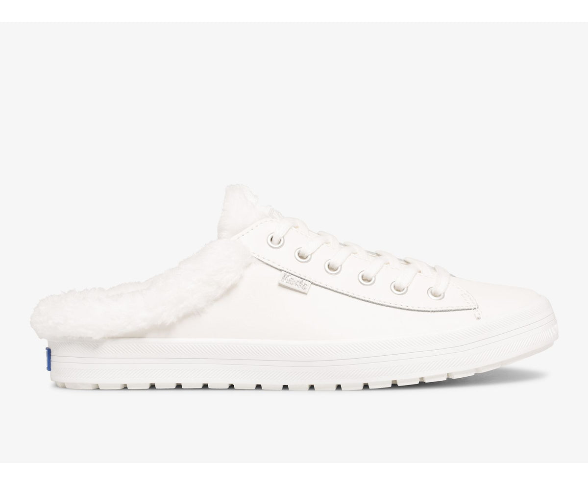 Women Kickstart TRX Mule Leather White - Keds