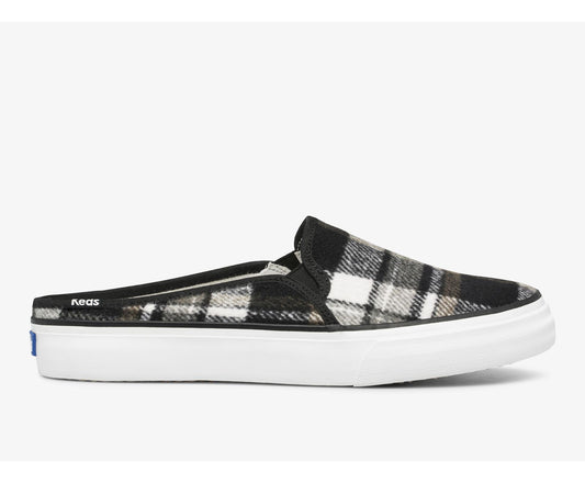 Women Double Decker Mule Plaid Gray - Keds