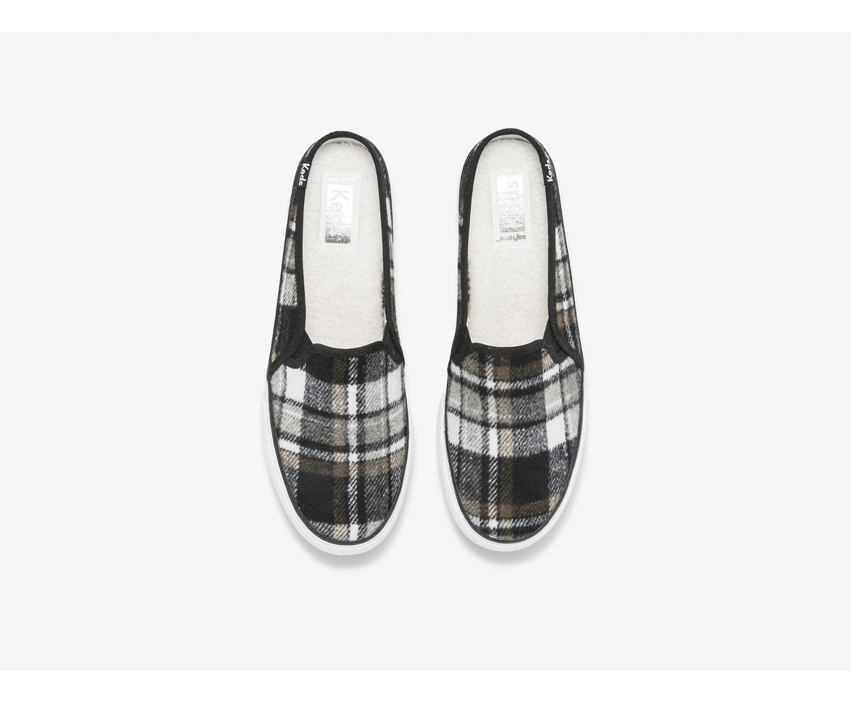 Women Double Decker Mule Plaid Gray - Keds
