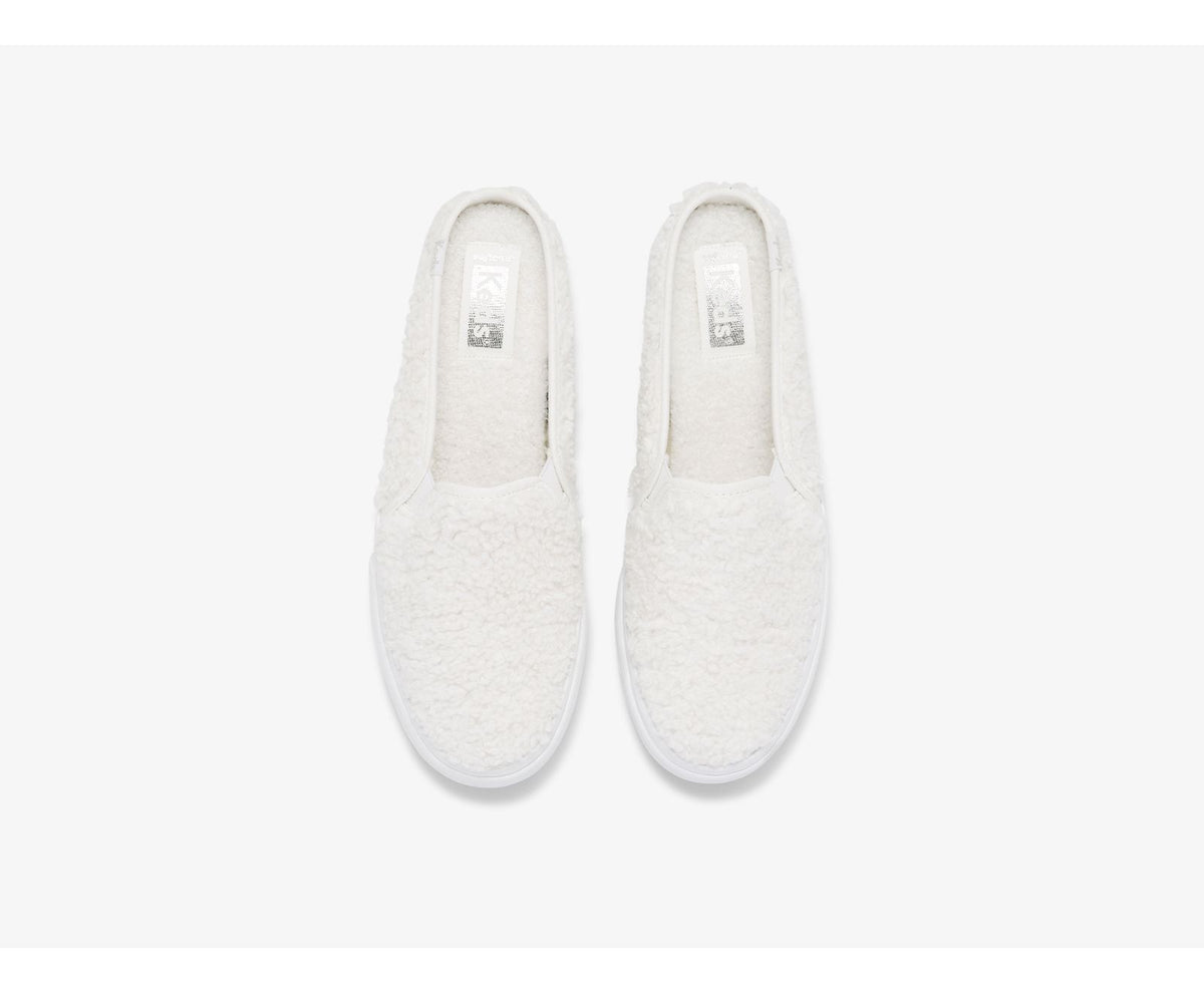 Women Double Decker Mule Faux Shearling Cream - Keds