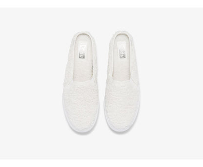 Women Double Decker Mule Faux Shearling Cream - Keds