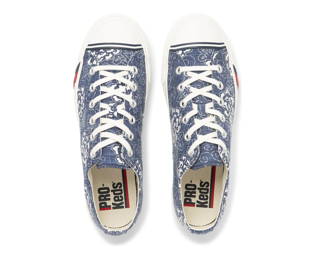 Women Unisex Royal Lo Floral Print Navy - Keds