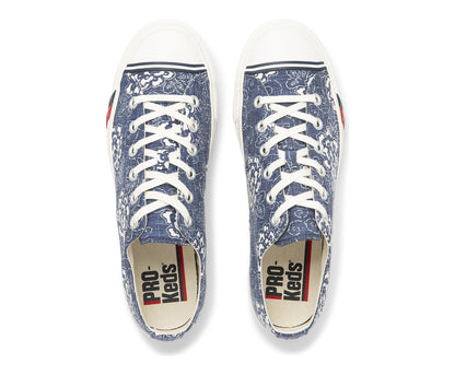 Women Unisex Royal Lo Floral Print Navy - Keds
