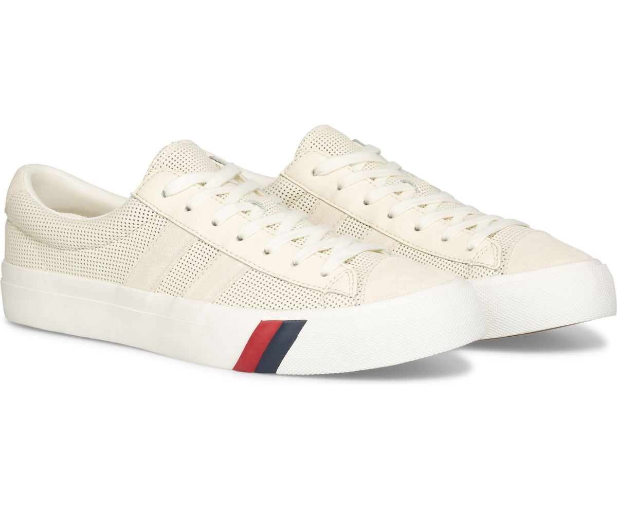 Women Unisex Royal Plus Perf Leather Cream - Keds