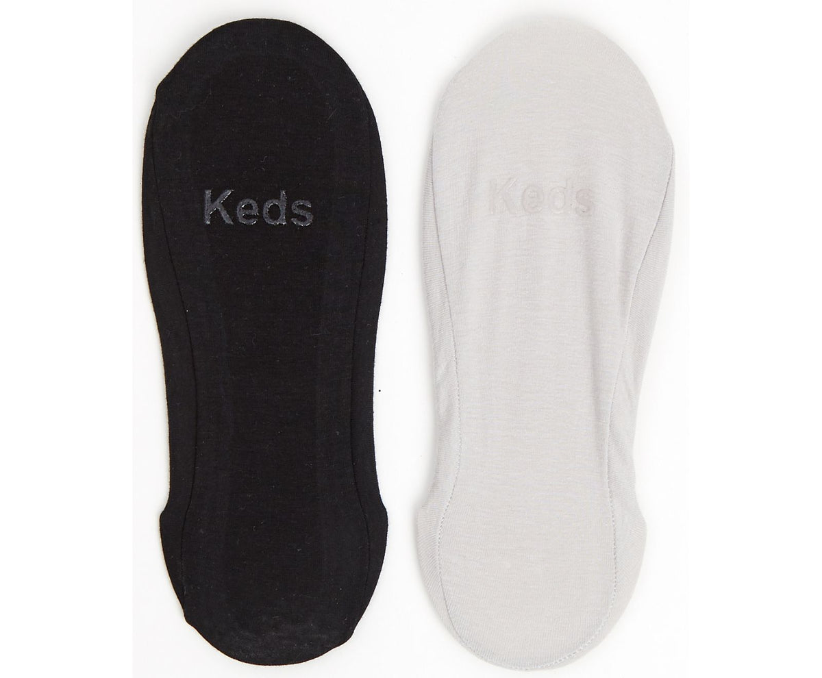 Women 6PK Extra Lowcut Liner Black - Keds