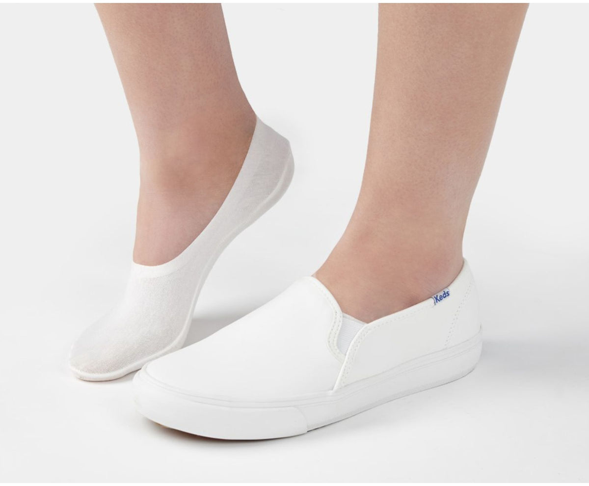 Women 6PK Sneaker Liner White - Keds
