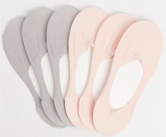 Women 6PK Sneaker Liner Pink Grey - Keds