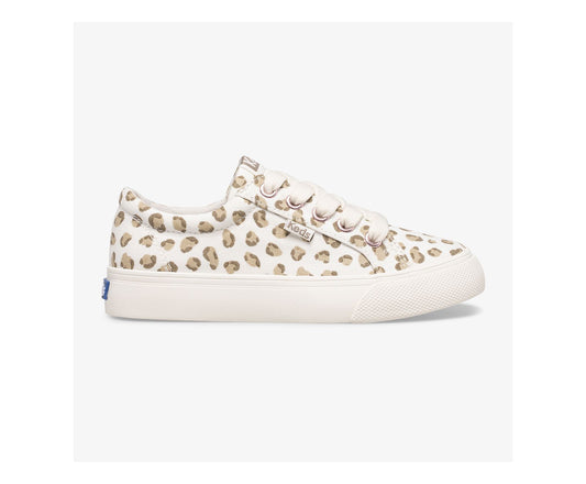 Girls Big Kid's Jump Kick Canvas Ivory - Keds