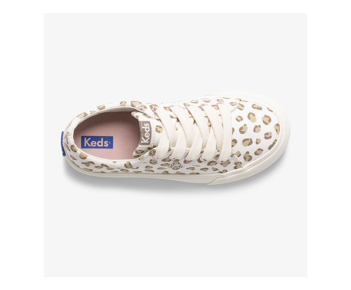 Girls Big Kid's Jump Kick Canvas Ivory - Keds