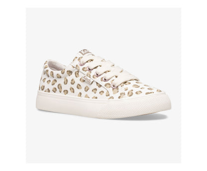 Girls Big Kid's Jump Kick Canvas Ivory - Keds