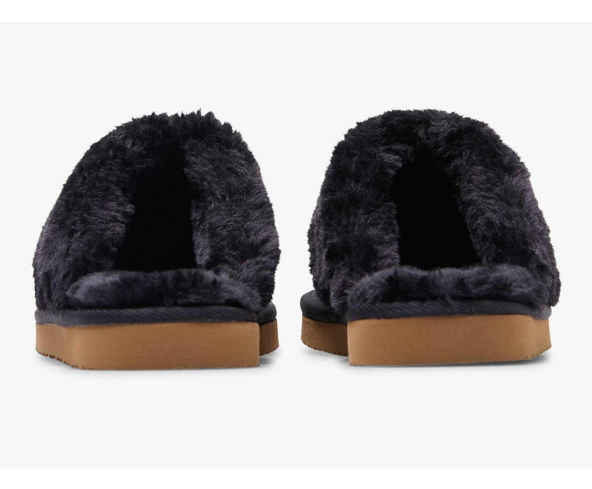 Women Mule Slipper Glitter Black - Keds