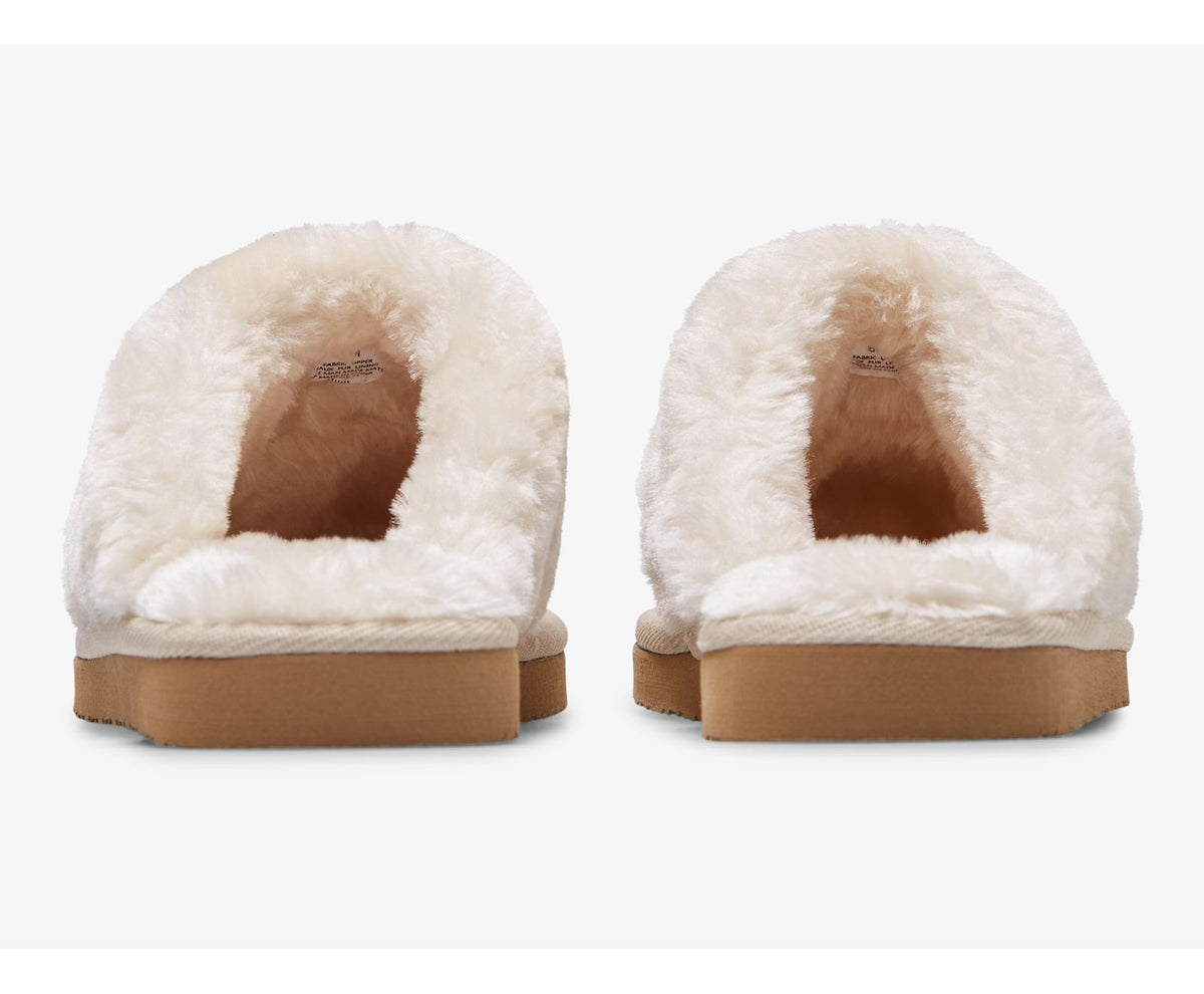 Women Mule Slipper Glitter Ivory - Keds