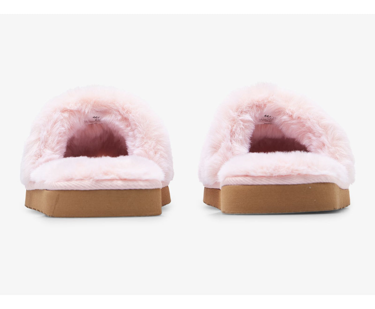 Women Fuzzy Slide Slipper Blush - Keds