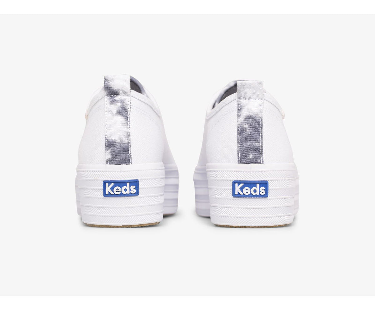 Women Triple Up Feat. Organic Canvas Vintage Indigo - Keds