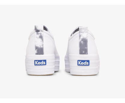Women Triple Up Feat. Organic Canvas Vintage Indigo - Keds