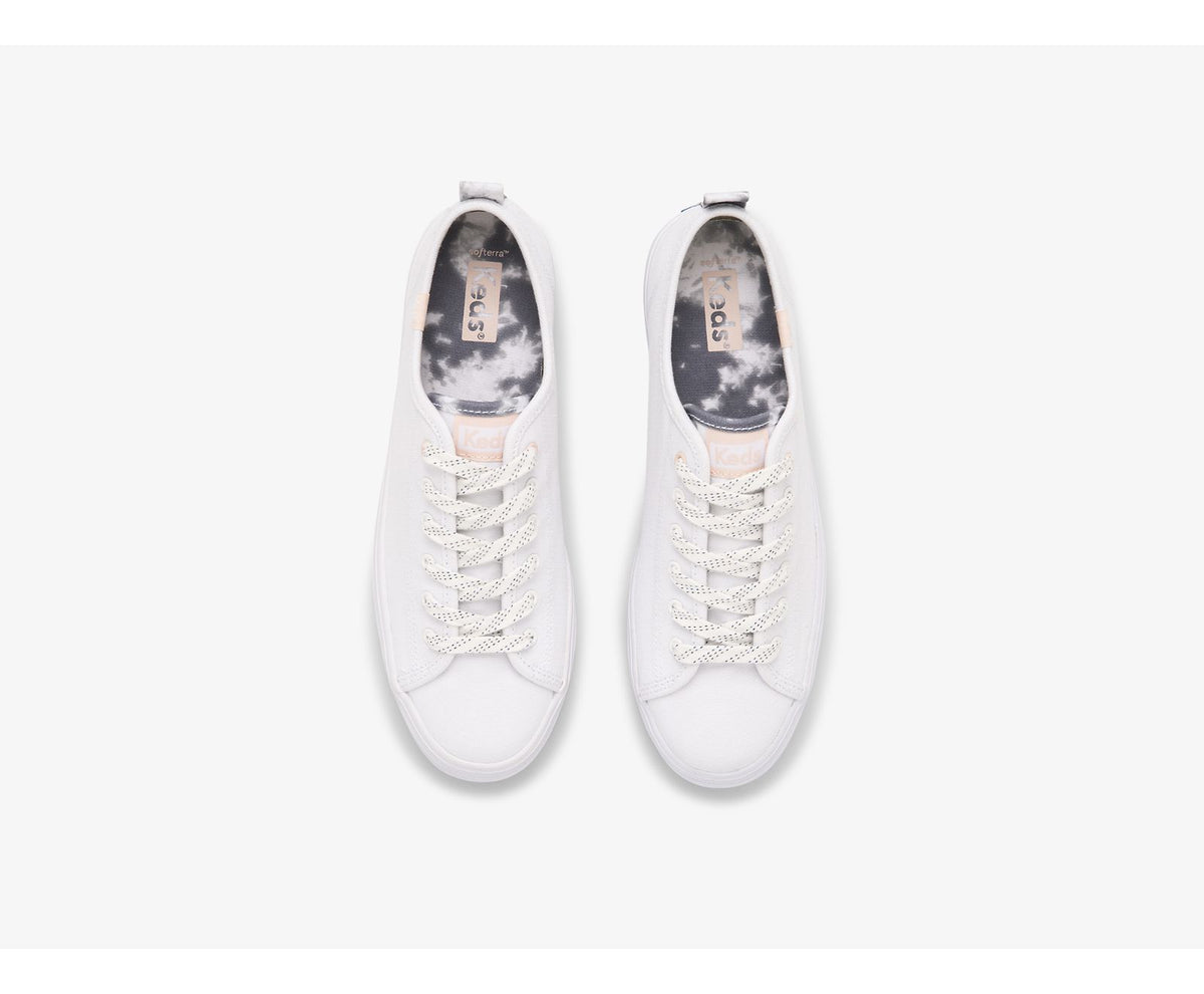 Women Triple Up Feat. Organic Canvas Vintage Indigo - Keds