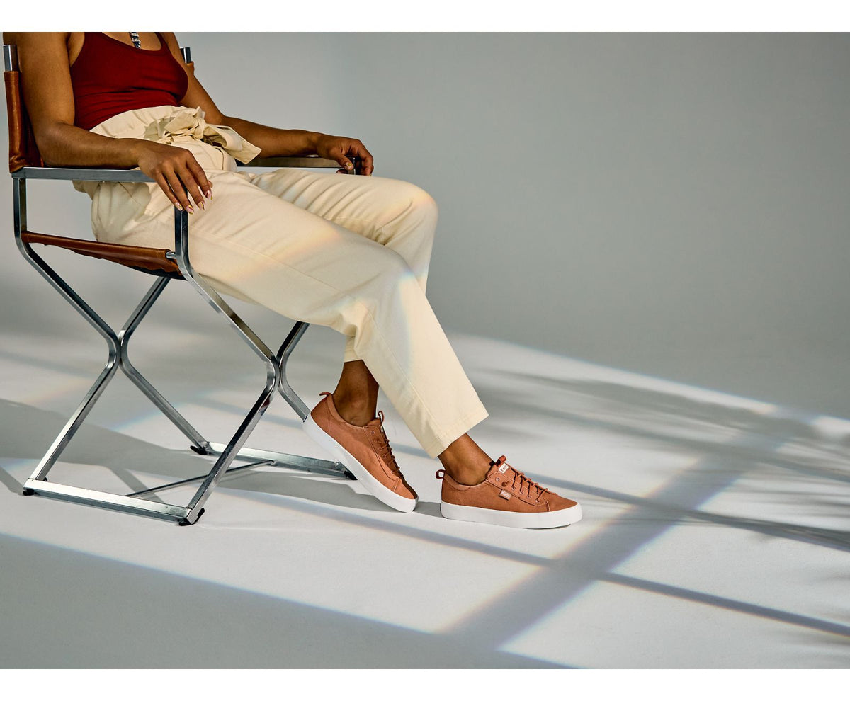 Women Kickback Washable Feat. Organic Cotton Rust - Keds