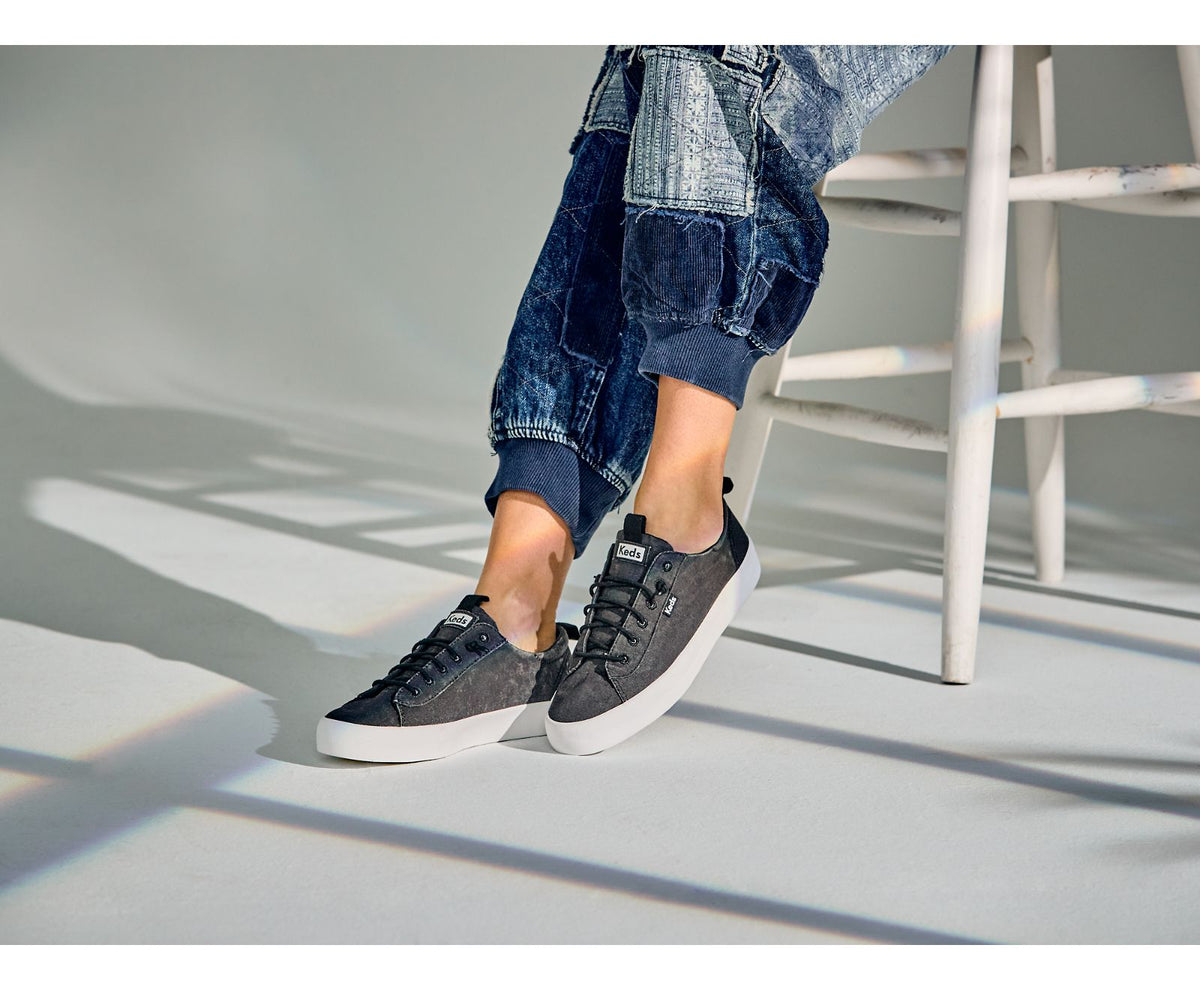 Women Kickback Washable Feat. Organic Cotton Black - Keds