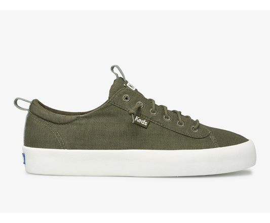 Women Kickback Washable Feat. Organic Cotton Olive - Keds