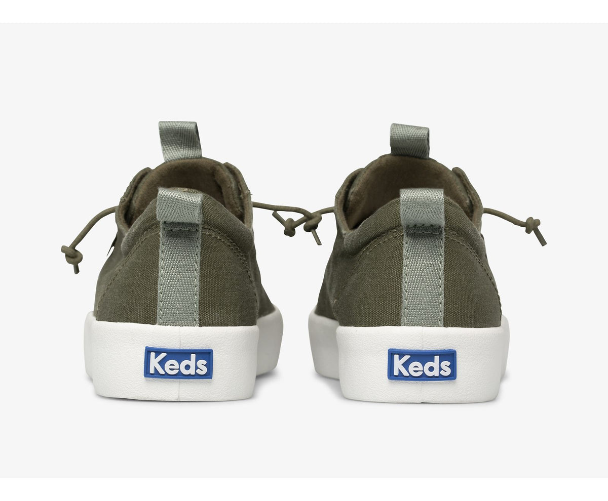 Women Kickback Washable Feat. Organic Cotton Olive - Keds
