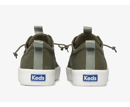 Women Kickback Washable Feat. Organic Cotton Olive - Keds
