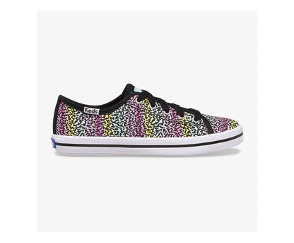 Girls Big Kid's Kickstart Seasonal Black/Rainbow - Keds