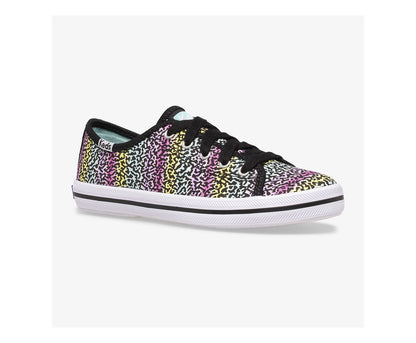 Girls Big Kid's Kickstart Seasonal Black/Rainbow - Keds