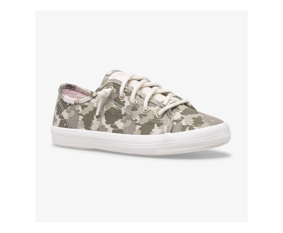 Girls Big Kid's Kickstart Seasonal Feat. Organic Cotton Camo - Keds