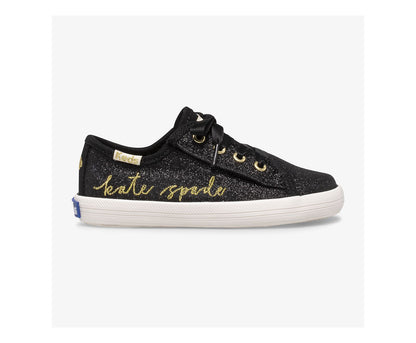 Girls Little Kid's Keds x kate spade new york Kickstart Jr Script Black - Keds