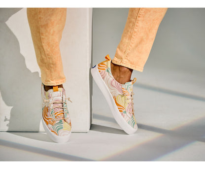 Women Kickback Washable Feat. Organic Cotton Groovy Multi - Keds