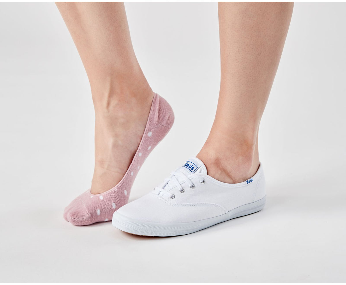 Women 5 Pk Extra Low Cut Liner Socks Grey Asst. - Keds