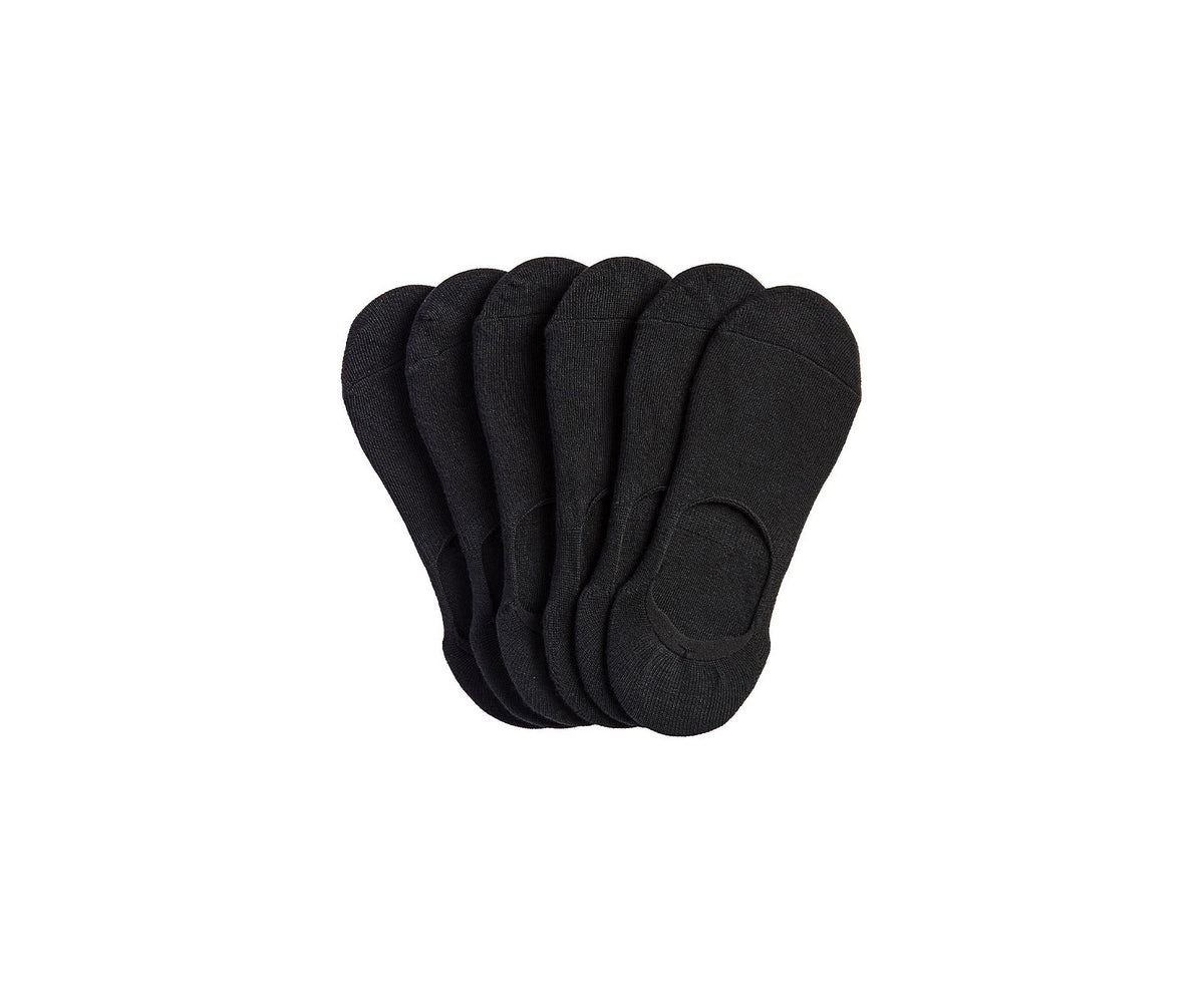 Women 6 Pk Classic Sneaker Liner Socks Black - Keds