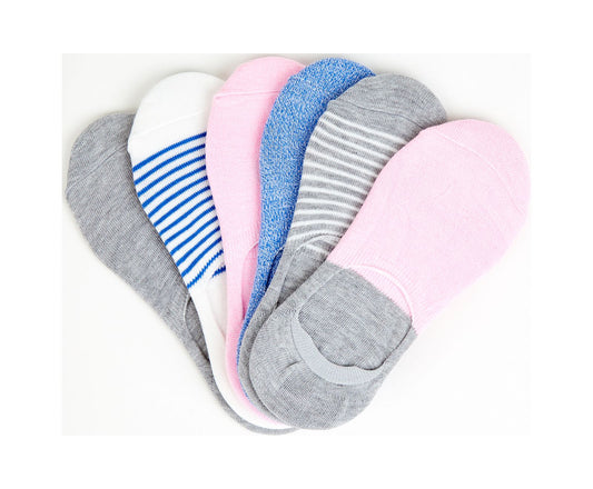 Women 6 Pk Classic Sneaker Liner Socks Pink Multi - Keds