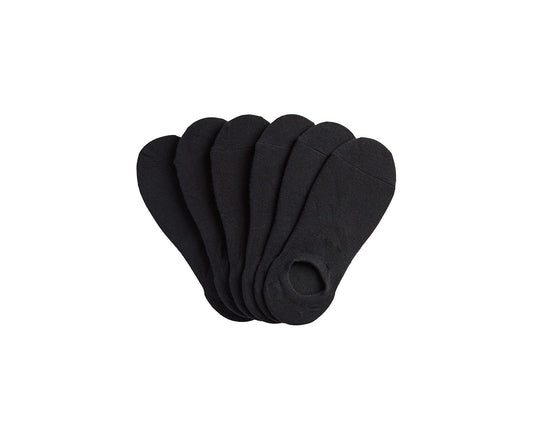 Women 6 Pk High Cut Liner Socks Black - Keds